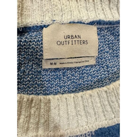 Urban Outfitters UO Esme Jacquard Pullover Sweater size M distressed ove… - Picture 6 of 14